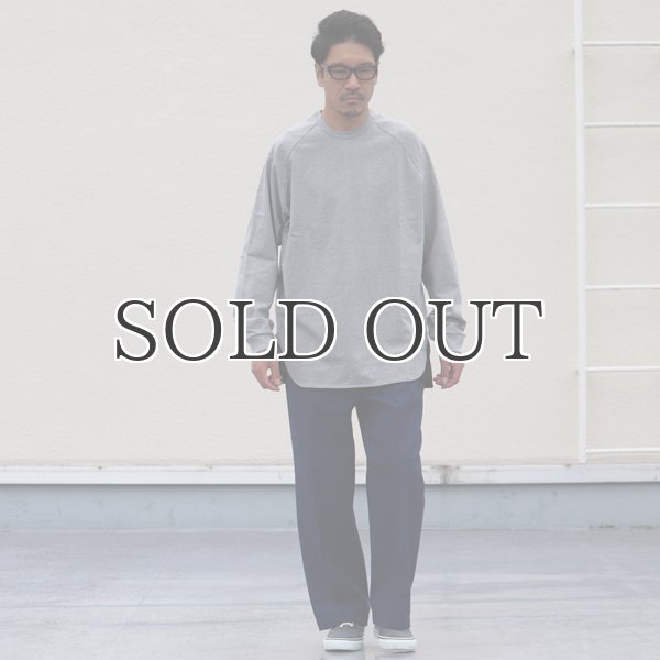 画像16: 丸胴 ヘビーウェイト(度詰天竺)10オンス ヘムラウンド 長袖Tシャツ【MADE IN JAPAN】『日本製』/ Upscape Audience (16)