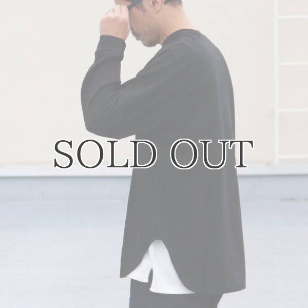 画像4: 丸胴 ヘビーウェイト(度詰天竺)10オンス ヘムラウンド 長袖Tシャツ【MADE IN JAPAN】『日本製』/ Upscape Audience (4)