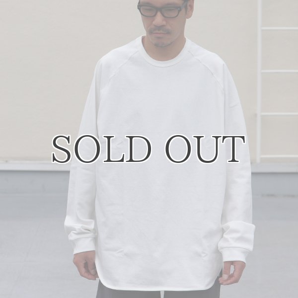 画像8: 丸胴 ヘビーウェイト(度詰天竺)10オンス ヘムラウンド 長袖Tシャツ【MADE IN JAPAN】『日本製』/ Upscape Audience (8)