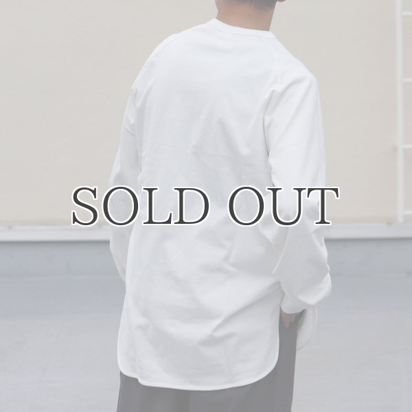 画像10: 丸胴 ヘビーウェイト(度詰天竺)10オンス ヘムラウンド 長袖Tシャツ【MADE IN JAPAN】『日本製』/ Upscape Audience (10)