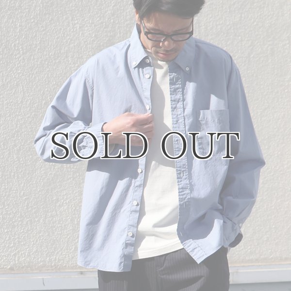 画像6: ワンウォッシュ ボタンダウン L/S テーパードシャツ【MADE IN JAPAN】『日本製』/ Upscape Audience (6)