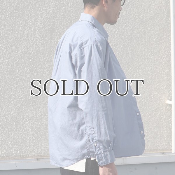 画像7: ワンウォッシュ ボタンダウン L/S テーパードシャツ【MADE IN JAPAN】『日本製』/ Upscape Audience (7)