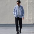 画像10: ワンウォッシュ ボタンダウン L/S テーパードシャツ【MADE IN JAPAN】『日本製』/ Upscape Audience (10)