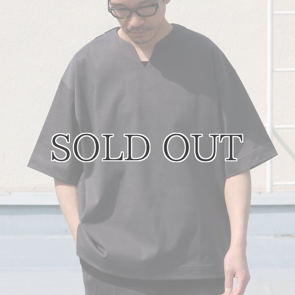 画像4: ヘビーウェイト プレーティング天竺（11オンス）キーネック ハーフスリーブ Tシャツ【MADE IN JAPAN】『日本製』/ Upscape Audience (4)