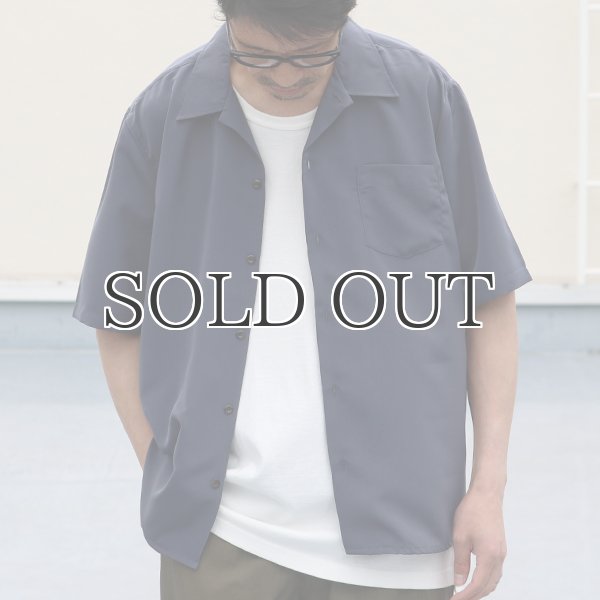 画像3: レーヨンライク ピーチファイユ オープンカラー ハーフスリーブ シャツ【MADE IN JAPAN】『日本製』/ Upscape Audience (3)