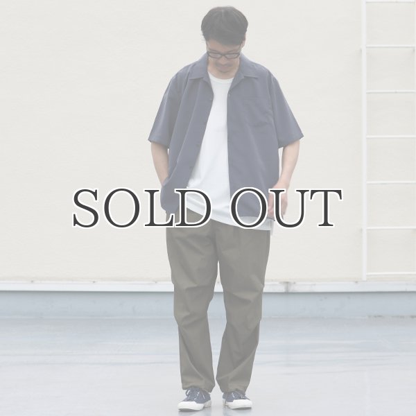 画像7: レーヨンライク ピーチファイユ オープンカラー ハーフスリーブ シャツ【MADE IN JAPAN】『日本製』/ Upscape Audience (7)