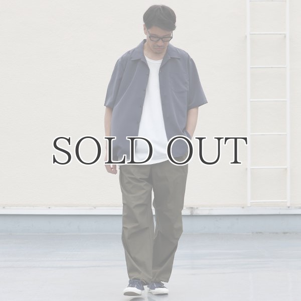 画像8: レーヨンライク ピーチファイユ オープンカラー ハーフスリーブ シャツ【MADE IN JAPAN】『日本製』/ Upscape Audience (8)