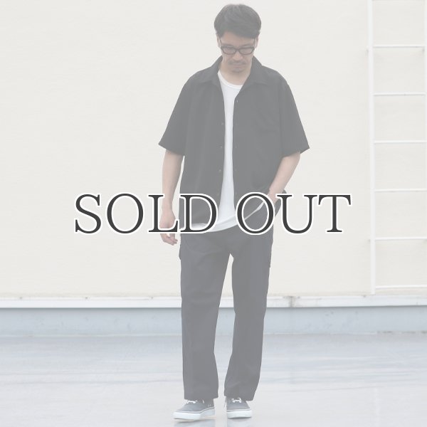 画像7: レーヨンライク ピーチファイユ オープンカラー ハーフスリーブ シャツ【MADE IN JAPAN】『日本製』/ Upscape Audience (7)