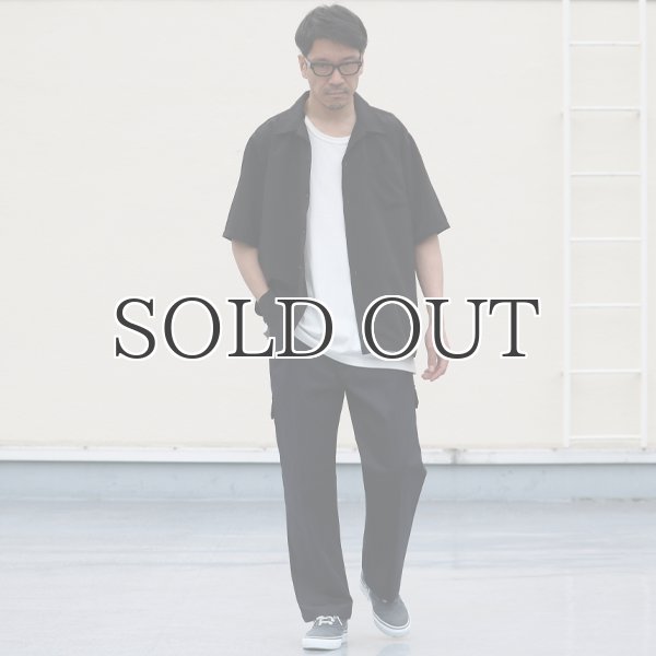 画像8: レーヨンライク ピーチファイユ オープンカラー ハーフスリーブ シャツ【MADE IN JAPAN】『日本製』/ Upscape Audience (8)