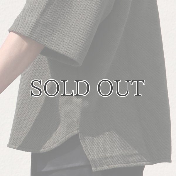 画像20: ローゲージストレッチ カノコダブルフェイス(15オンス)キーネックハーフスリーブ【MADE IN JAPAN】『日本製』 / Upscape Audience (20)