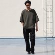 画像5: ローゲージストレッチ カノコダブルフェイス(15オンス)キーネックハーフスリーブ【MADE IN JAPAN】『日本製』 / Upscape Audience (5)