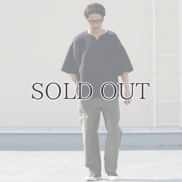 画像9: ローゲージストレッチ カノコダブルフェイス(15オンス)キーネックハーフスリーブ【MADE IN JAPAN】『日本製』 / Upscape Audience (9)