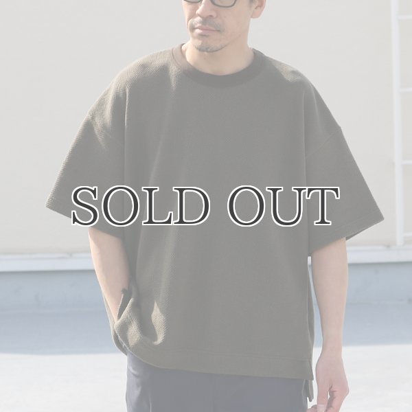 画像11: ローゲージストレッチ カノコダブルフェイス(15オンス)クルーネックハーフスリーブ【MADE IN JAPAN】『日本製』 / Upscape Audience (11)