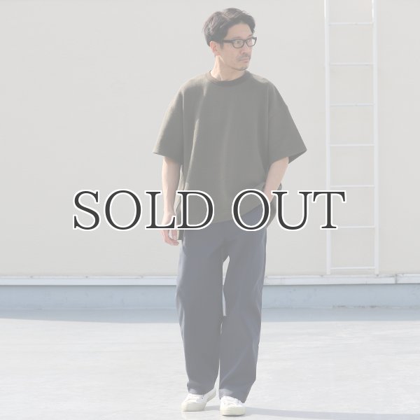 画像13: ローゲージストレッチ カノコダブルフェイス(15オンス)クルーネックハーフスリーブ【MADE IN JAPAN】『日本製』 / Upscape Audience (13)