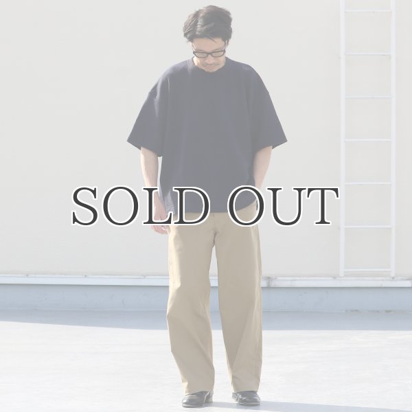 画像17: ローゲージストレッチ カノコダブルフェイス(15オンス)クルーネックハーフスリーブ【MADE IN JAPAN】『日本製』 / Upscape Audience (17)