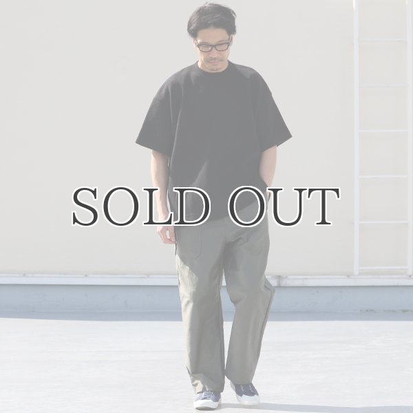 画像9: ローゲージストレッチ カノコダブルフェイス(15オンス)クルーネックハーフスリーブ【MADE IN JAPAN】『日本製』 / Upscape Audience (9)