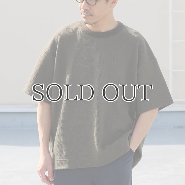 画像10: ローゲージストレッチ カノコダブルフェイス(15オンス)クルーネックハーフスリーブ【MADE IN JAPAN】『日本製』 / Upscape Audience (10)