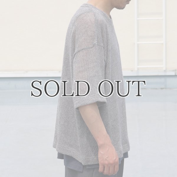 画像5: リネンMIX 引き揃え天竺 クルーネックハーフスリーブTシャツ【MADE IN JAPAN】『日本製』 / Upscape Audience (5)