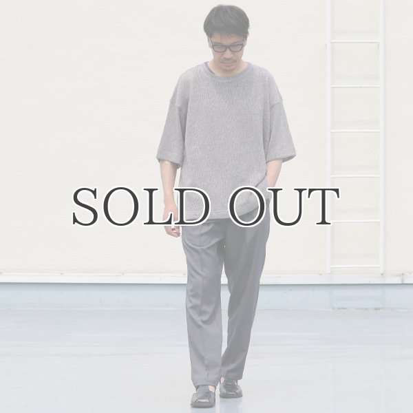 画像6: リネンMIX 引き揃え天竺 クルーネックハーフスリーブTシャツ【MADE IN JAPAN】『日本製』 / Upscape Audience (6)