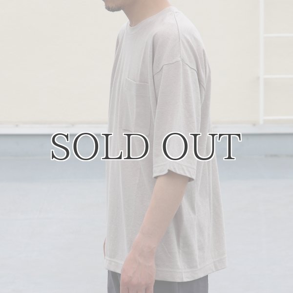 画像4: PREMIERE LINE（プレミアリネン）コットン天竺 クルーネック ハーフスリーブ Tシャツ【MADE IN JAPAN】『日本製』/ Upscape Audience (4)