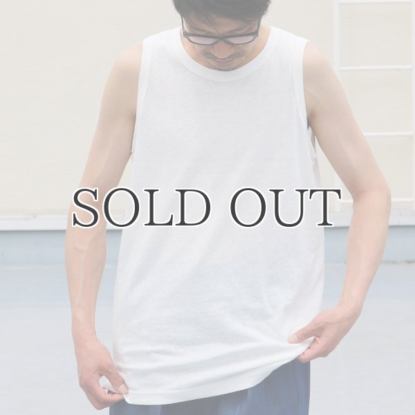 画像11: PREMIERE LINEN(プレミアリネン)コットン天竺 タンクトップ【MADE IN JAPAN】『日本製』/ Upscape Audience (11)