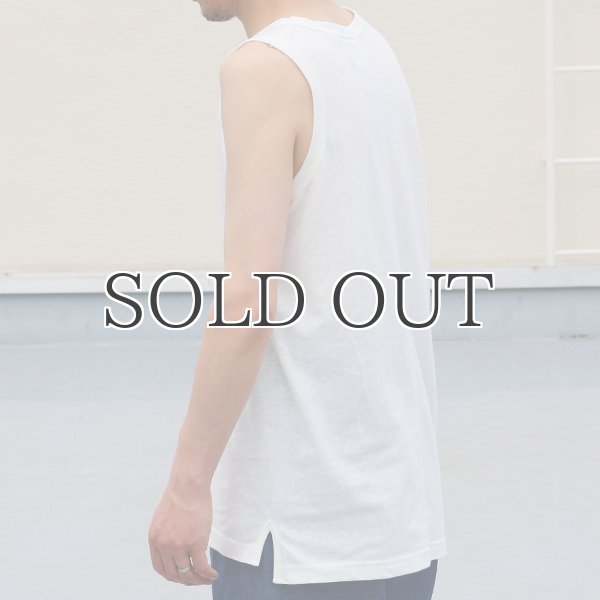 画像12: PREMIERE LINEN(プレミアリネン)コットン天竺 タンクトップ【MADE IN JAPAN】『日本製』/ Upscape Audience (12)