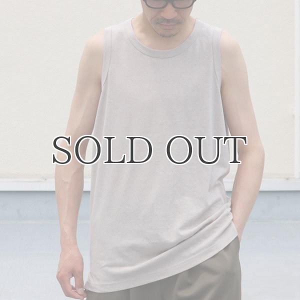 画像14: PREMIERE LINEN(プレミアリネン)コットン天竺 タンクトップ【MADE IN JAPAN】『日本製』/ Upscape Audience (14)