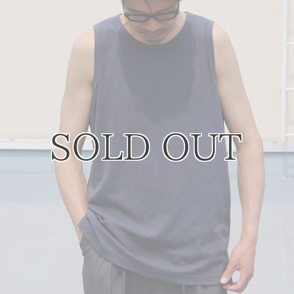 画像3: PREMIERE LINEN(プレミアリネン)コットン天竺 タンクトップ【MADE IN JAPAN】『日本製』/ Upscape Audience (3)