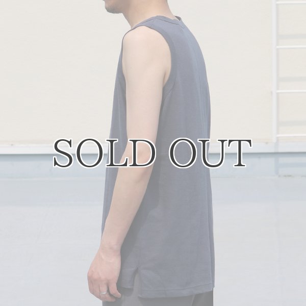 画像4: PREMIERE LINEN(プレミアリネン)コットン天竺 タンクトップ【MADE IN JAPAN】『日本製』/ Upscape Audience (4)