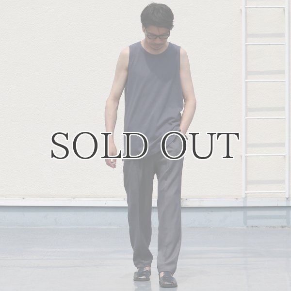 画像5: PREMIERE LINEN(プレミアリネン)コットン天竺 タンクトップ【MADE IN JAPAN】『日本製』/ Upscape Audience (5)