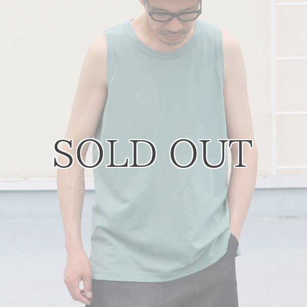 画像6: PREMIERE LINEN(プレミアリネン)コットン天竺 タンクトップ【MADE IN JAPAN】『日本製』/ Upscape Audience (6)
