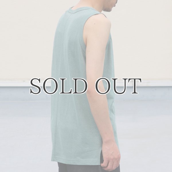 画像8: PREMIERE LINEN(プレミアリネン)コットン天竺 タンクトップ【MADE IN JAPAN】『日本製』/ Upscape Audience (8)