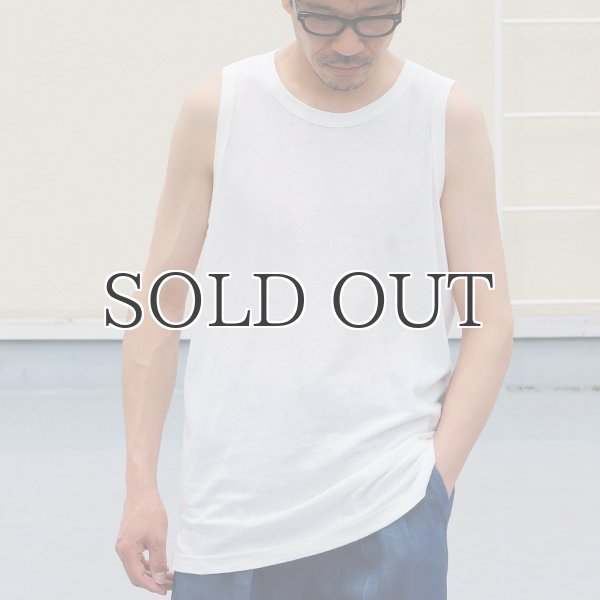 画像10: PREMIERE LINEN(プレミアリネン)コットン天竺 タンクトップ【MADE IN JAPAN】『日本製』/ Upscape Audience (10)