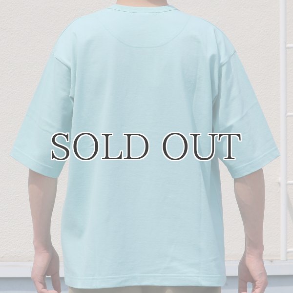 画像11: 17/1 空紡糸天竺（12オンス）ヘンリーネック ハーフスリーブ Tシャツ【MADE IN JAPAN】『日本製』/ Upscape Audience (11)
