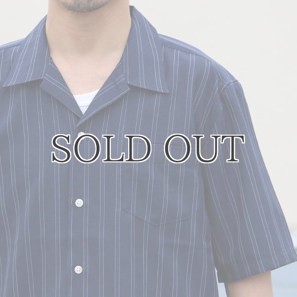 画像19: Reflax®(リフラクス)ポリエステル リネンライク LINON（リノン）ストライプオープンカラー ハーフスリーブシャツ【MADE IN JAPAN】『日本製』/ Upscape Audience (19)