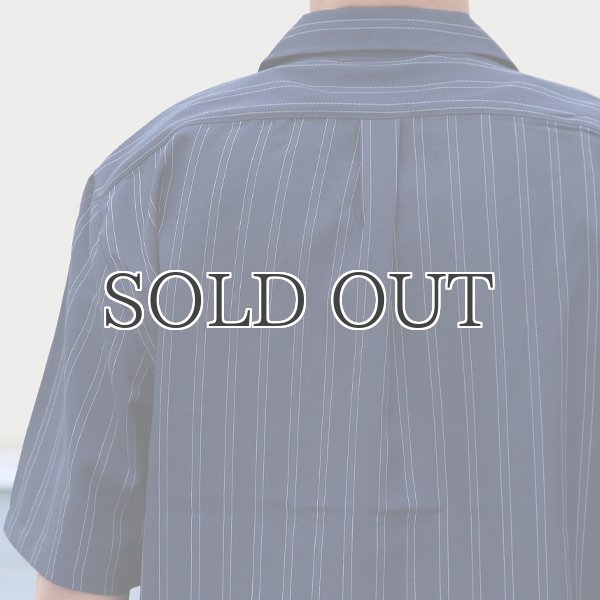 画像20: Reflax®(リフラクス)ポリエステル リネンライク LINON（リノン）ストライプオープンカラー ハーフスリーブシャツ【MADE IN JAPAN】『日本製』/ Upscape Audience (20)