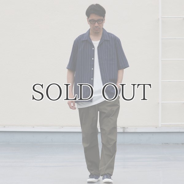 画像7: Reflax®(リフラクス)ポリエステル リネンライク LINON（リノン）ストライプオープンカラー ハーフスリーブシャツ【MADE IN JAPAN】『日本製』/ Upscape Audience (7)