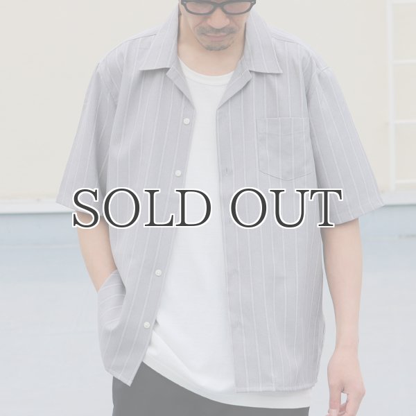 画像9: Reflax®(リフラクス)ポリエステル リネンライク LINON（リノン）ストライプオープンカラー ハーフスリーブシャツ【MADE IN JAPAN】『日本製』/ Upscape Audience (9)