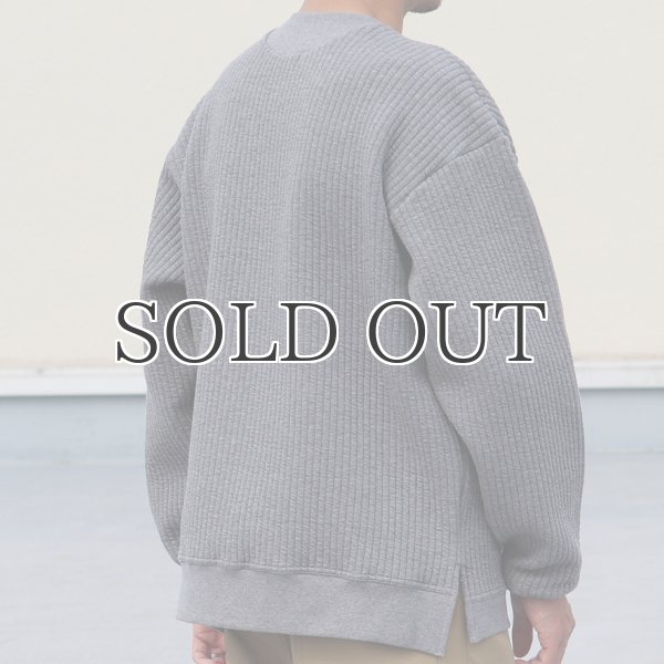 画像13: 「尾州」コットンキルト クルーネック プルオーバー【MADE IN JAPAN】『日本製』 / Upscape Audience (13)