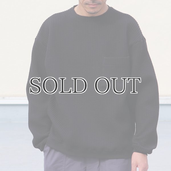 画像3: 「尾州」コットンキルト クルーネック プルオーバー【MADE IN JAPAN】『日本製』 / Upscape Audience (3)