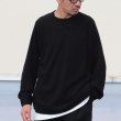 画像2: EXLANWOOL® (エクスランウール) スムース サドルショルダー ガゼット クルーネック長袖【MADE IN JAPAN】『日本製』 / Upscape Audience (2)