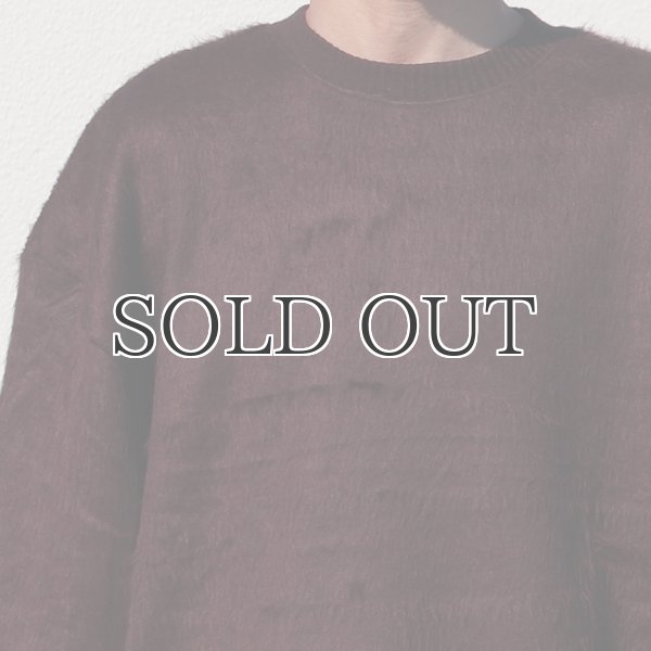 画像17: EXLANWOOL® (エクスランウール) シャギー クルーネック ニットソー【MADE IN JAPAN】『日本製』 / Upscape Audience (17)