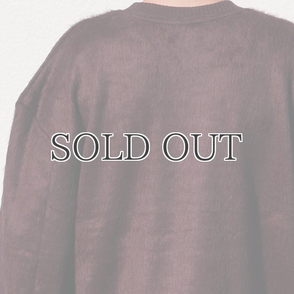 画像18: EXLANWOOL® (エクスランウール) シャギー クルーネック ニットソー【MADE IN JAPAN】『日本製』 / Upscape Audience (18)