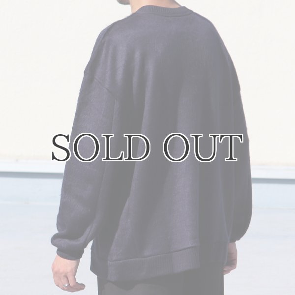 画像16: EXLANWOOL® (エクスランウール) シャギー クルーネック ニットソー【MADE IN JAPAN】『日本製』 / Upscape Audience (16)