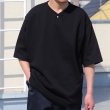 画像16: VORTEX8オンス（MVS天竺）コンチョボタンヘンリー ハーフスリーブ テーパードTシャツ【MADE IN JAPAN】『日本製』/ Upscape Audience (16)