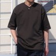 画像8: VORTEX8オンス（MVS天竺）コンチョボタンヘンリー ハーフスリーブ テーパードTシャツ【MADE IN JAPAN】『日本製』/ Upscape Audience (8)