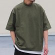 画像5: VORTEX 8オンス（MVS天竺）モックネック バルーン ハーフスリーブ Tシャツ【MADE IN JAPAN】『日本製』/ Upscape Audience (5)