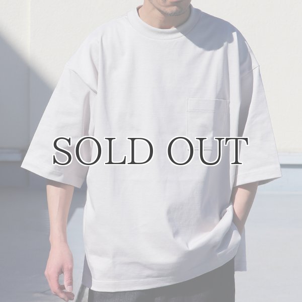 画像3: ヘビーウェイト プレーティング天竺 ( 11オンス ) クルーネック 胸ポケ付 ハーフスリーブ Tシャツ【MADE IN JAPAN】『日本製』/ Upscape Audience (3)