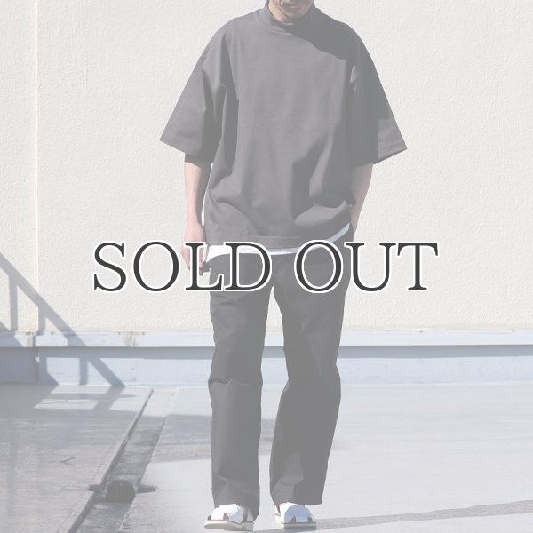 画像13: ヘビーウェイト プレーティング天竺(11オンス)モックネック ハーフスリーブ Tシャツ【MADE IN JAPAN】『日本製』/ Upscape Audience (13)