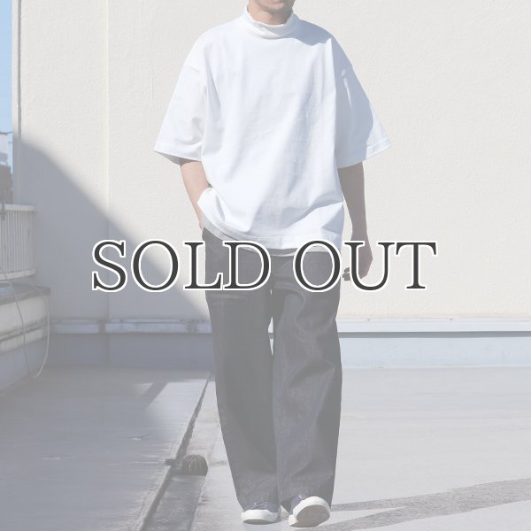 画像5: ヘビーウェイト プレーティング天竺(11オンス)モックネック ハーフスリーブ Tシャツ【MADE IN JAPAN】『日本製』/ Upscape Audience (5)